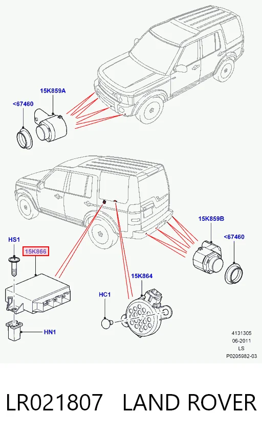 LR021807 Land Rover 