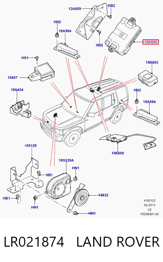 DPLA19H440AD Land Rover 
