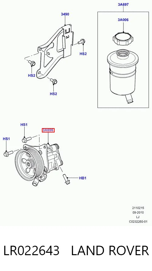 HP24008OE GS ГУР руля