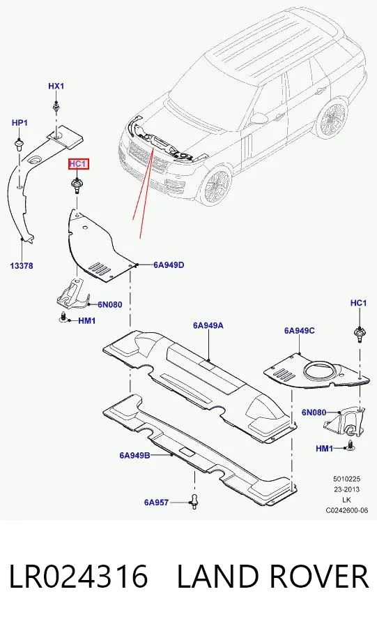 30863462 AND Пистон (клип) крепления обшивки двери