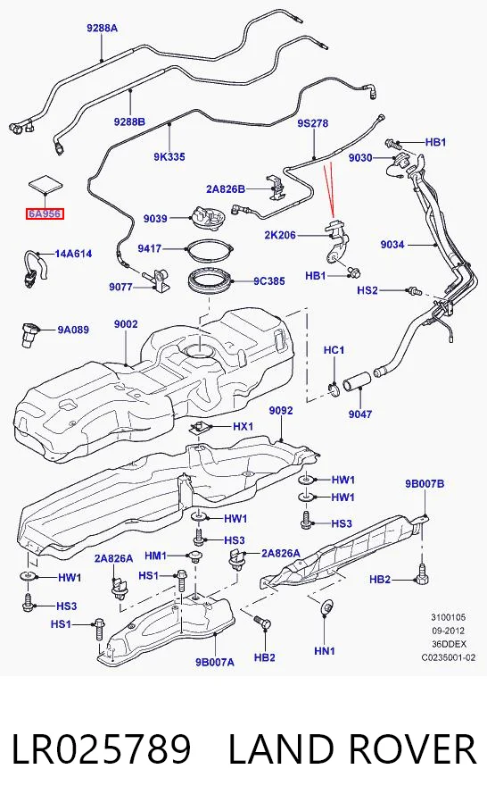 LR025789 Land Rover