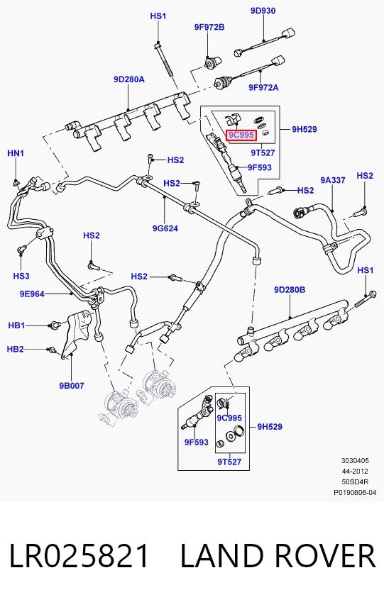 Купить 30133086 AND Ремкомплект форсунок