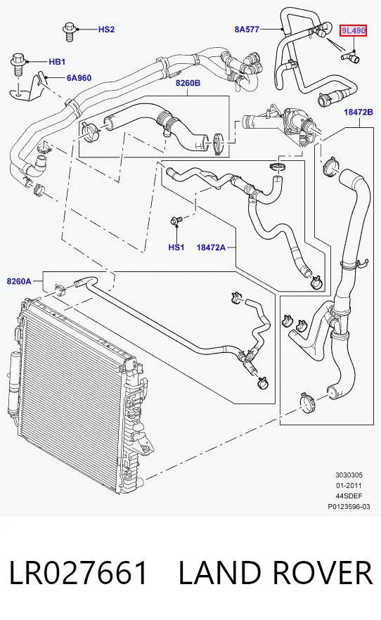 LR027661 Land Rover 