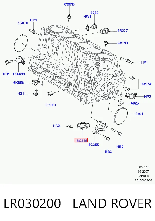  Датчик коленвала Volvo XC70 2