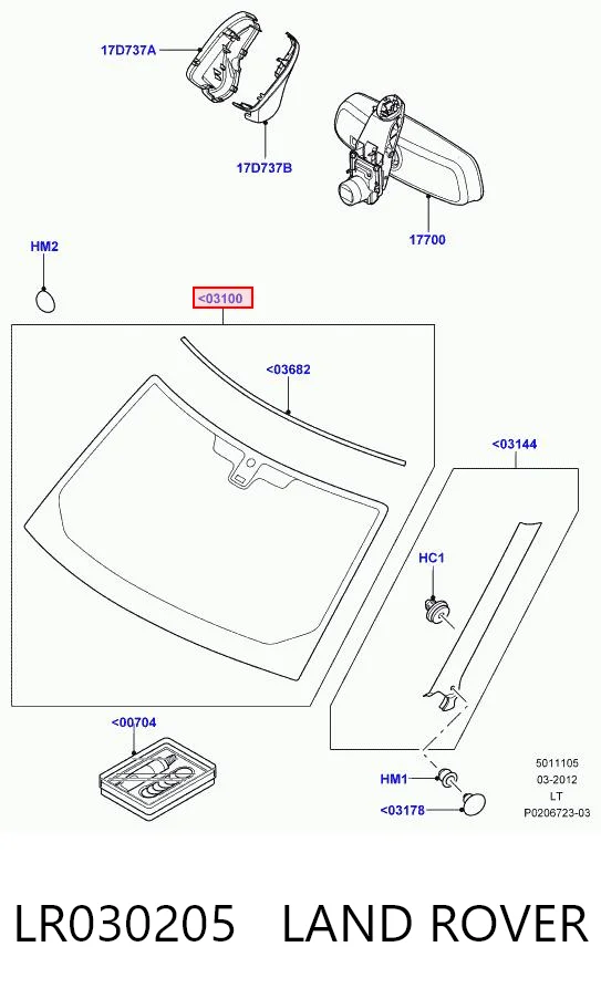 Купить AB26501A Pilkington Ветровое стекло