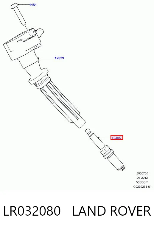 Купить LR032080LR Britpart Свечи автомобильные