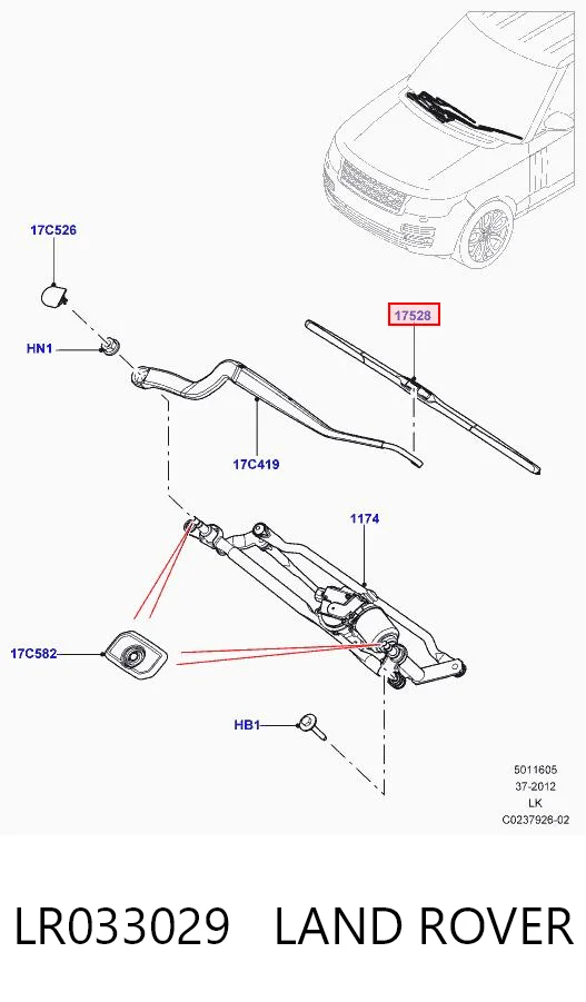 Щетка-дворник лобового стекла, пассажирская RaiN-X 840010 цена, от 10.20 USD