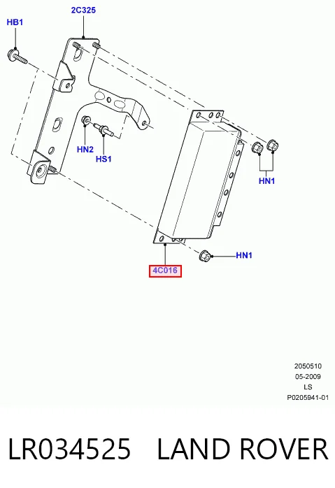 ЭБУ выравнивания передней подвески Land Rover 9W834C016AD цена, от 112.97 USD