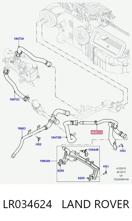 LR034624 Land Rover 