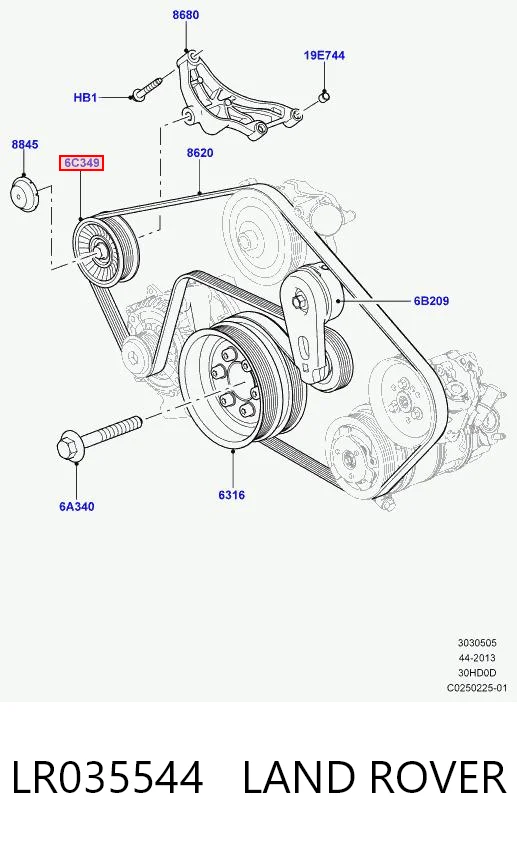 Паразитный ролик приводного ремня AND 30903029 цена, от 22.66 USD