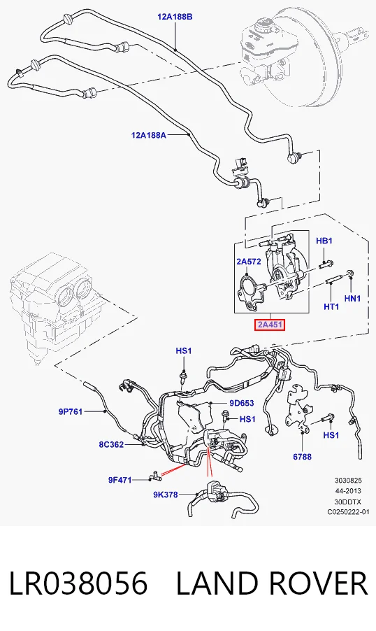 Вакуумный насос Land Rover Discovery IV внедорожник (L319) (2009 - 2018) цена, от 50.96 USD