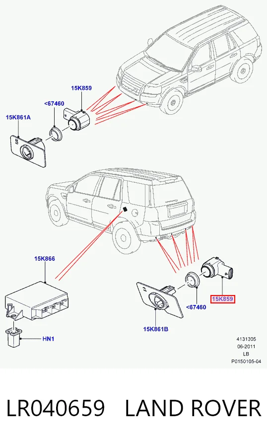 Парктроник передний Magneti Marelli SDP046