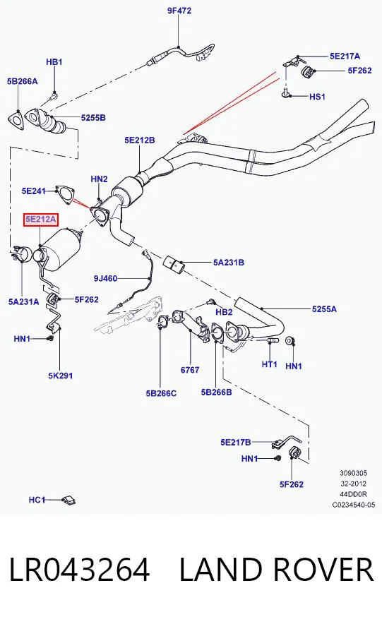 LR043264 Land Rover