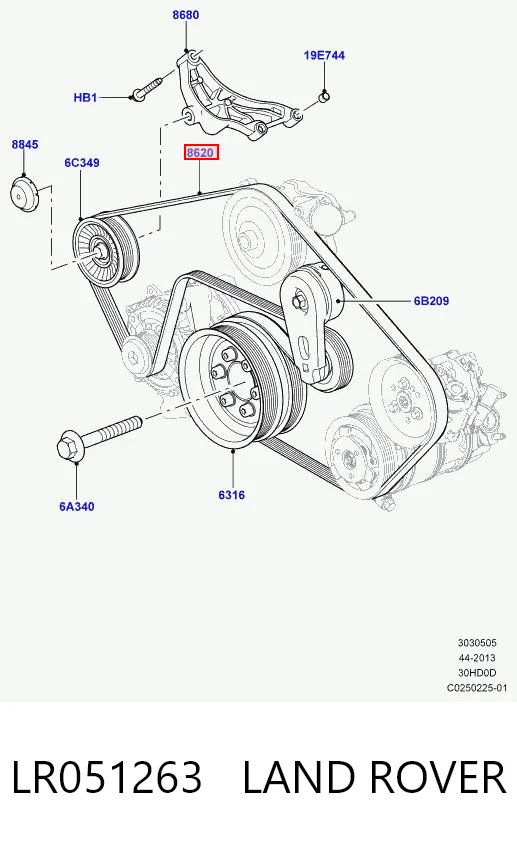Ремень кондиционера Volvo 31316096
