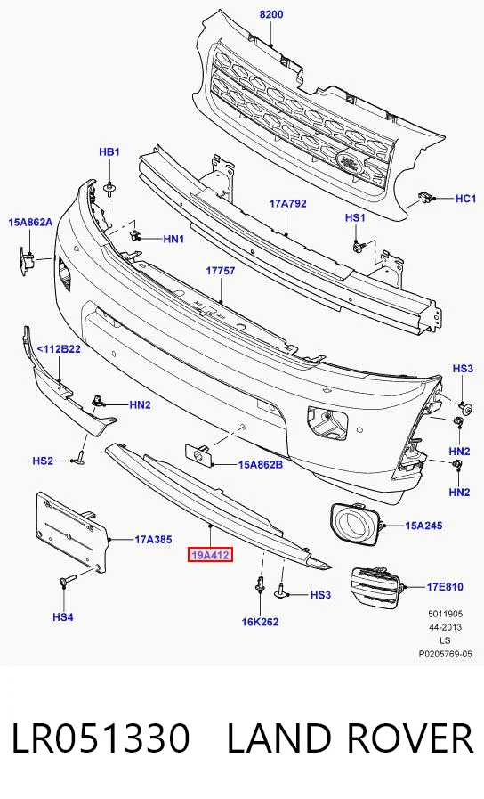 LR051330 Land Rover 