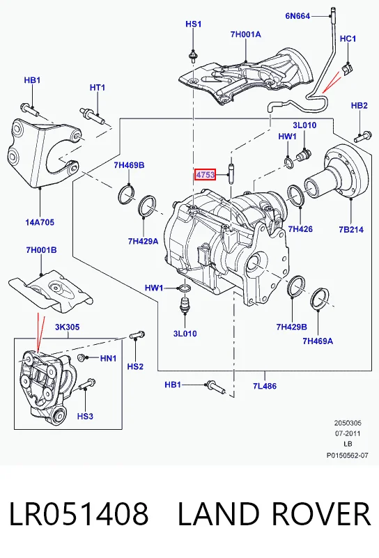LR051408 Land Rover