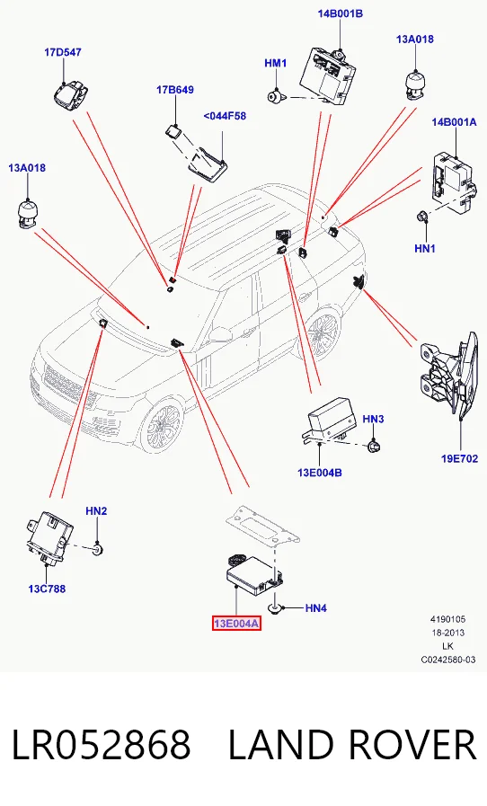 DPLA14F681AG Land Rover 