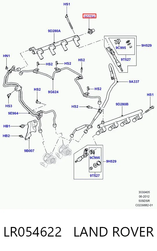 Датчик давления топлива AND 30131013 цена, от 55.97 USD