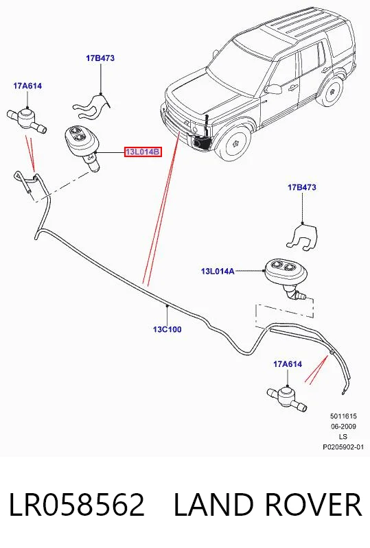 LR058562 Land Rover 