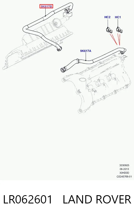 LR062601 Land Rover 