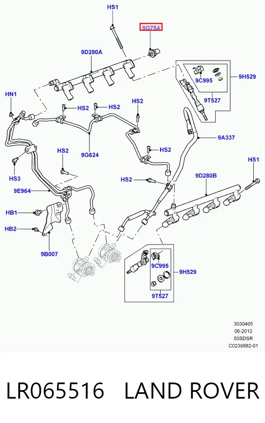 Купить 30131013 AND Датчик давления топлива