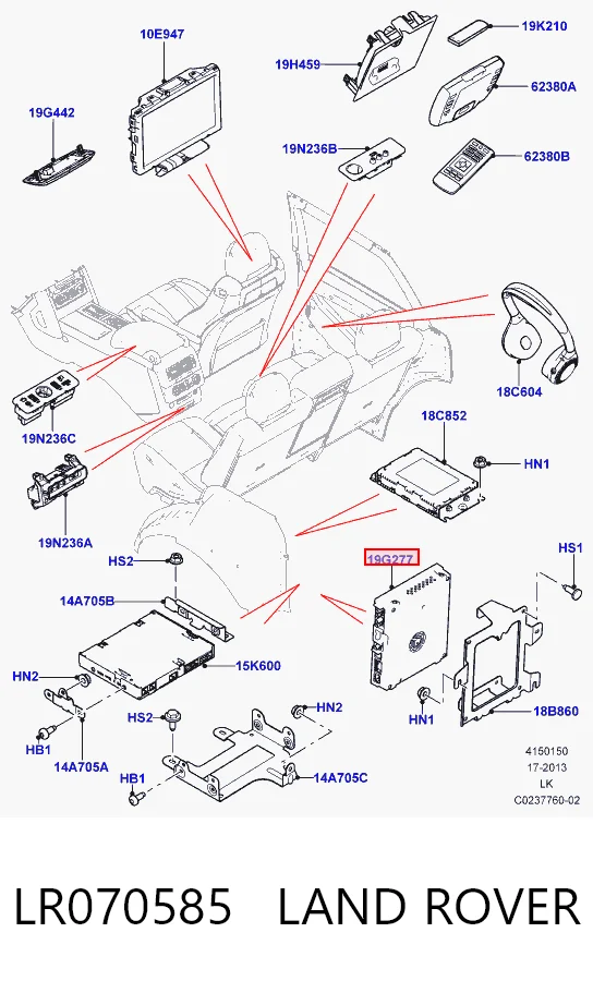  CK5214F641AK Land Rover
