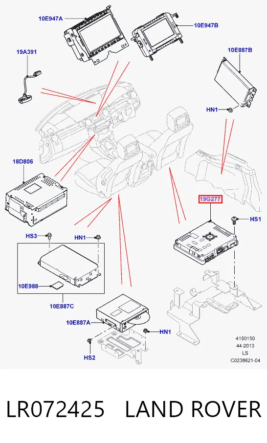  Land Rover CK5214F641AK
