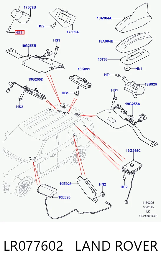 LR077602 Land Rover