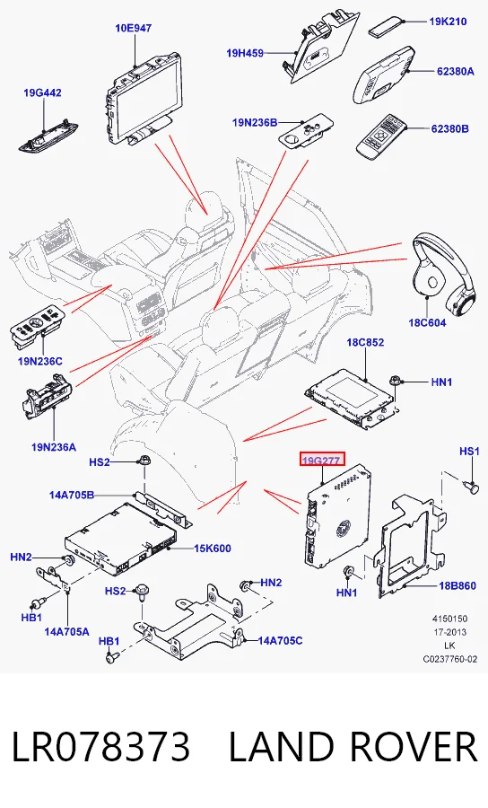 CK5214F641AK Land Rover 