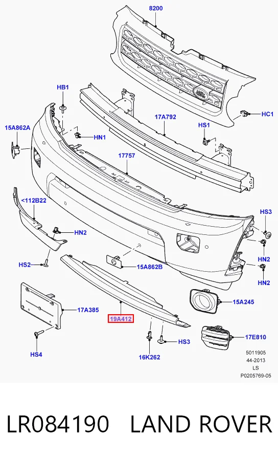 LR084190 Land Rover 