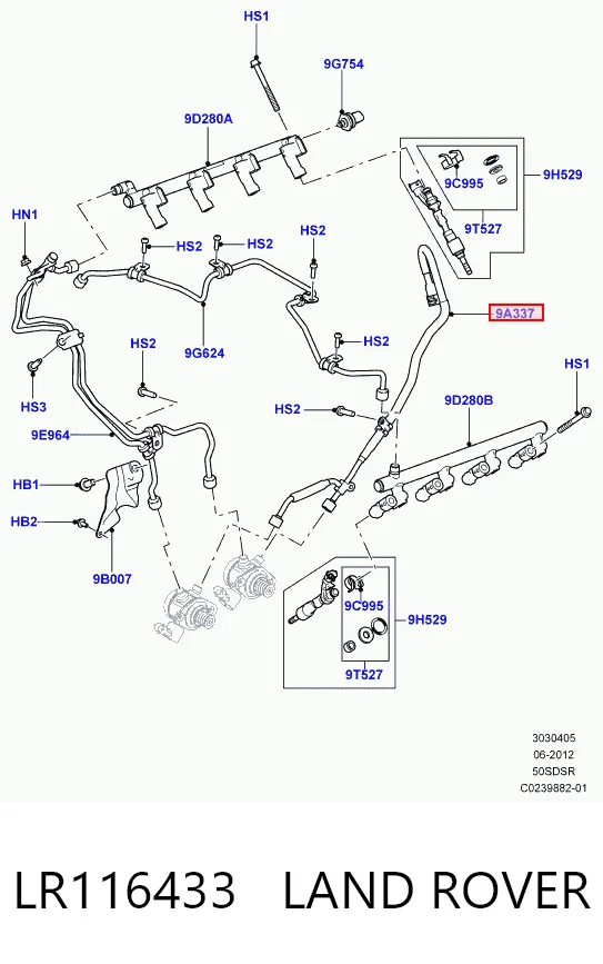 LR116433 Land Rover 
