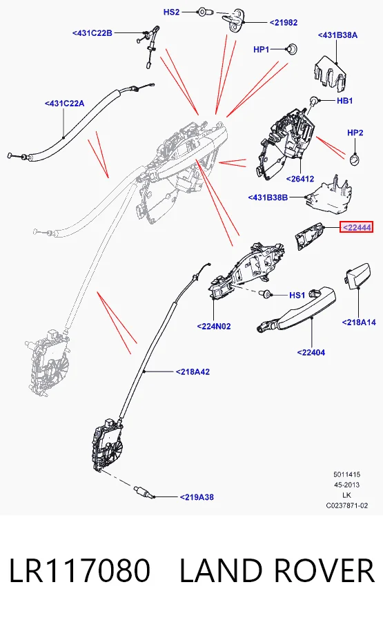LR117080 Land Rover 