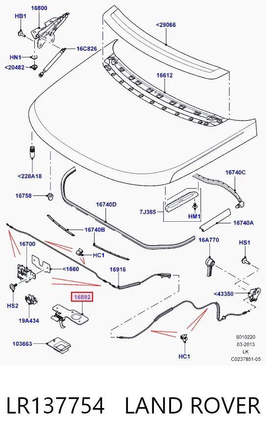 CK5216892AC Land Rover 