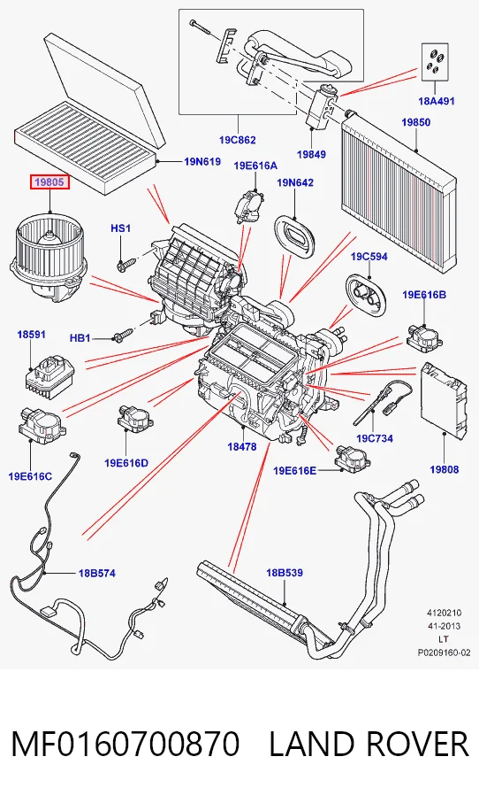 Вентилятор печки 35820039 AND