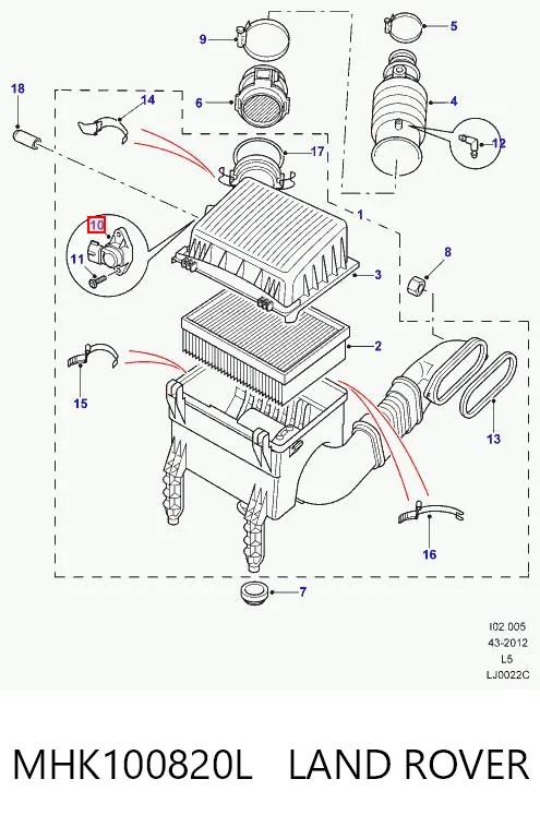 Датчик абсолютного давления 52906026 AND