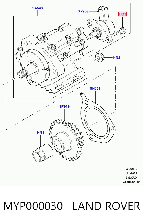 MYP000030 Land Rover