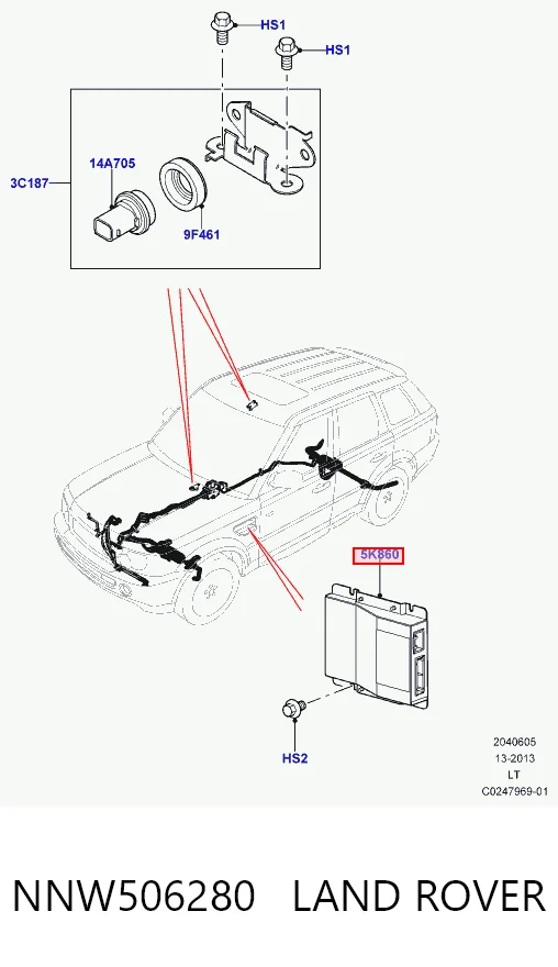 ЭБУ выравнивания передней подвески Rover NNW504025 цена, от 82.35 USD