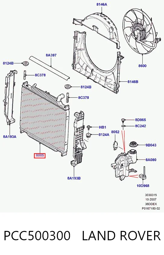 Купить 4334081 Polcar Радиатор водяной
