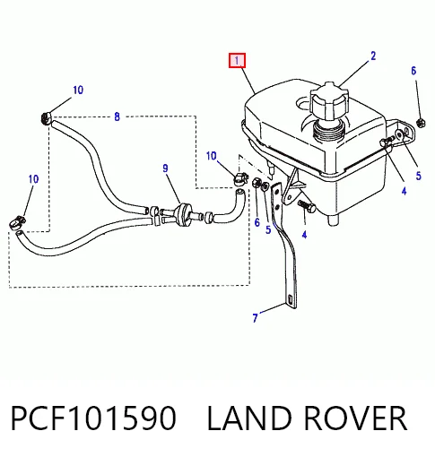 PCF101590 Land Rover Расширительный бачок охлаждения