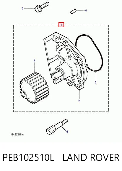 Помпа PEB102510 Rover