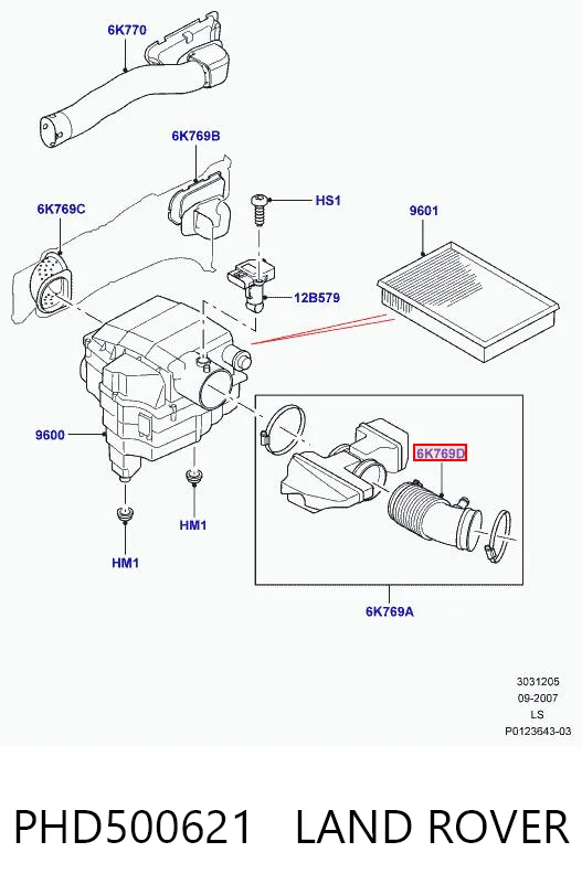 PHD500621 Land Rover