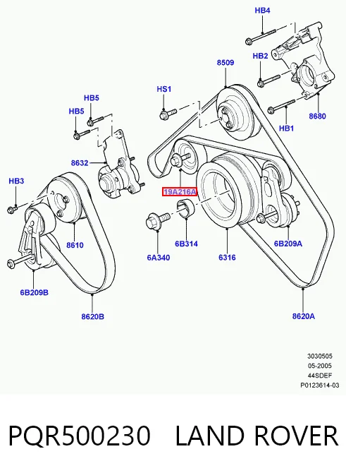 Натяжной ролик Jaguar C2C37064 цена, от 33.45 USD