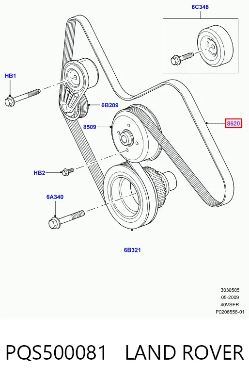  Ремень генератора Ford Escape 