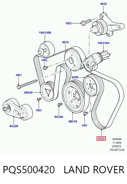 Купить 8PK2509HD Dayco Ремень генератора