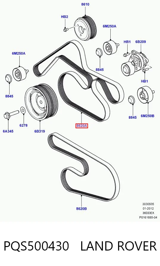 Купить 87800858 NEW Holland Ремень генератора