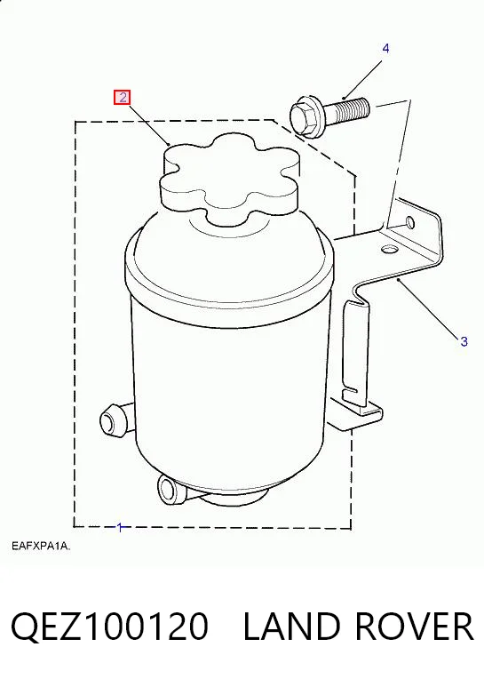 QEZ100120 Land Rover Крышка бачка насоса гидроусилителя руля