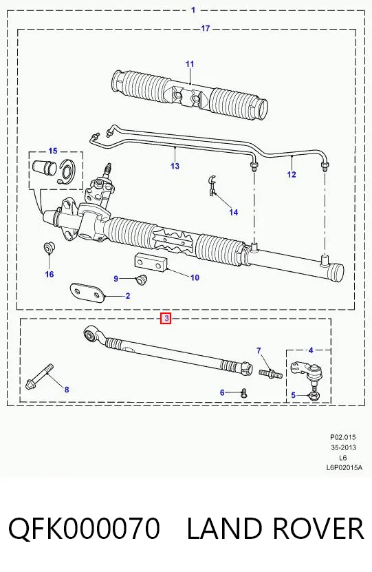 Тяга рулевая в сборе, правая Lemforder 44864 цена, от 62.83 USD