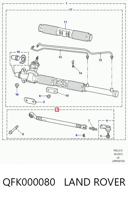 Тяга рулевая в сборе, левая Lemforder 44865 цена, от 63.81 USD
