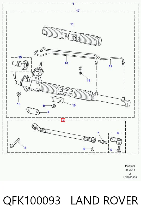 Купить 44865 Lemforder Тяга рулевая в сборе левая