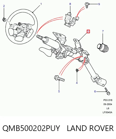 Рулевая колонка Land Rover Freelander I внедорожник (L314) (1997 - 2006) цена, от 63.35 USD